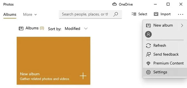 Tắt tùy chọn “Show my cloud-only content from OneDrive”
