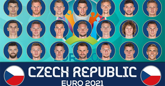 Czech Republic Euro 2021 lineup, Czech Republic vs Denmark lineup
