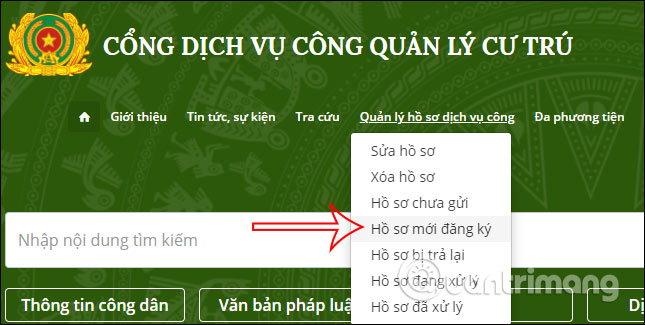 Kiểm tra hồ sơ đăng ký