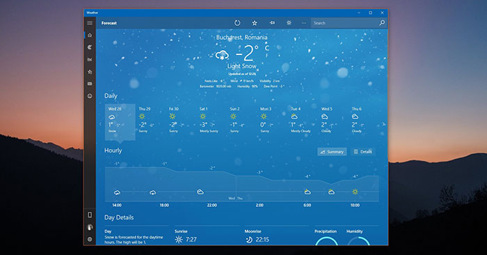 6 things you can do with the Weather app on Windows 10