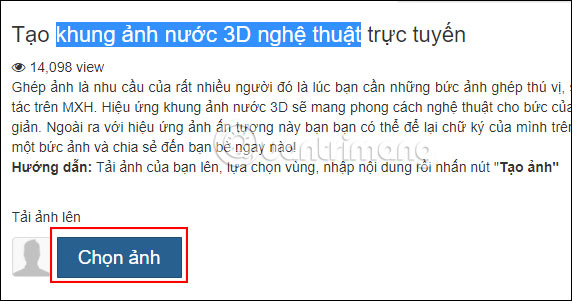 Ảnh nước 3D nghệ thuật Ảnh nước 3D nghệ thuật là một trong những dòng chụp ảnh được ưa chuộng nhất hiện nay. Những tác phẩm độc đáo, ấn tượng và đầy màu sắc sẽ khiến bạn vô cùng ngưỡng mộ. Hãy truy cập vào những trang web chuyên cung cấp dịch vụ tạo ra những bức ảnh nước 3D nghệ thuật để khám phá thế giới tuyệt vời này.