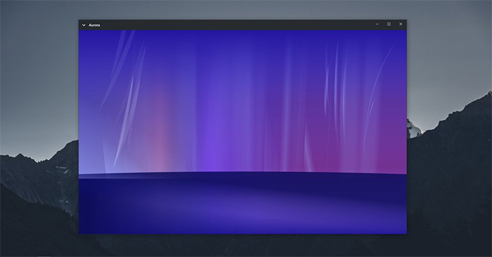 How to set Windows 10 aurora wallpaper with Aurora