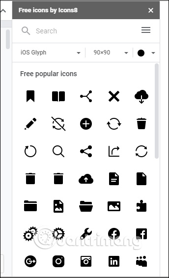 Cách tích hợp Icons8 vào Google Docs - Ảnh minh hoạ 4