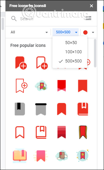 Cách tích hợp Icons8 vào Google Docs