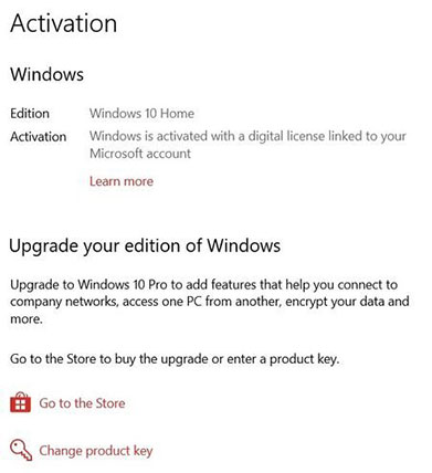 Chuyển bản quyền Windows 10 bằng tài khoản Microsoft
