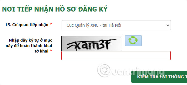 Chọn địa điểm làm hồ sơ hộ chiếu