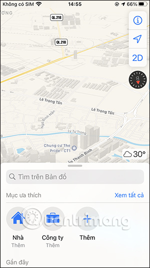 Map interface