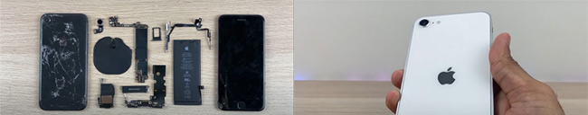 iPhone 8 bị hỏng biến thành chiếc iPhone 12.