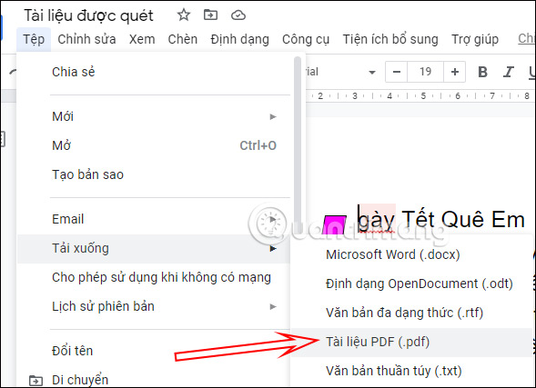 Cách tạo file PDF từ Google Docs - Ảnh minh hoạ 2