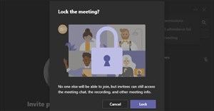 Cách khóa cuộc họp trên Teams để người muộn giờ không thể truy cập
