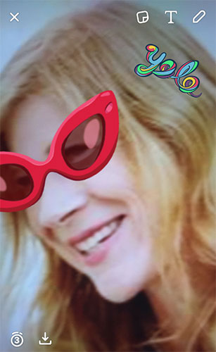 Ảnh trên Snapchat