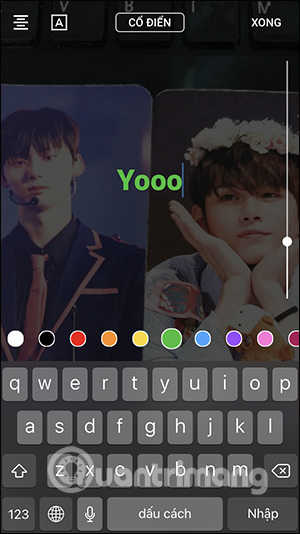 Viết chữ vào video