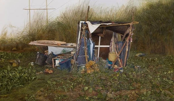 Tranh màu nước giống thật 2