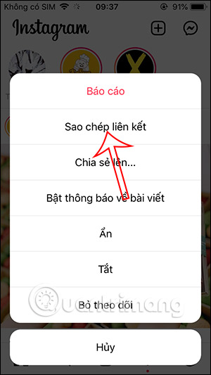 Sao chép liên kết