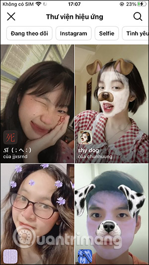 Cách tải filter đeo kính mặt nạ lấp lánh trên Instagram