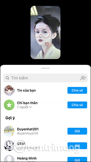 Cách tải filter đeo kính mặt nạ lấp lánh trên Instagram