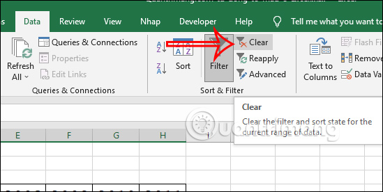 Hướng dẫn xóa dòng trống trong Excel
