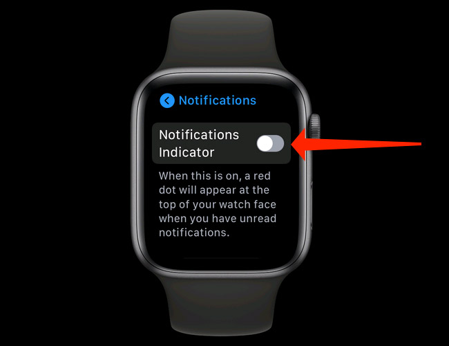  Tắt “Notifications Indicator” 