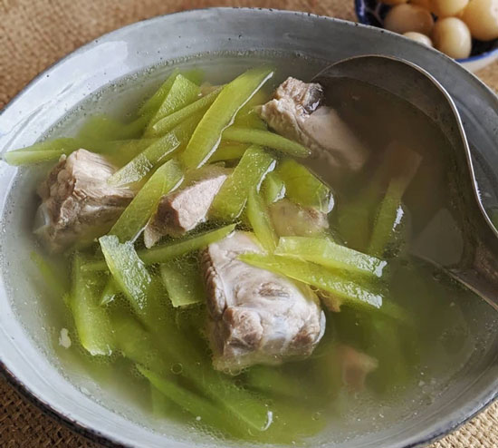 Canh vỏ dưa hấu 