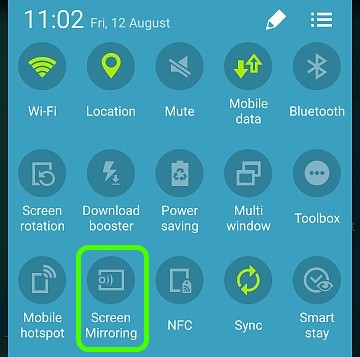 Chọn Cast và chọn thiết bị muốn trình chiếu lên