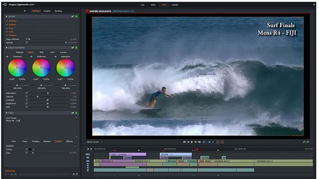 Lightworks is a non-linear video editing software by EditShare