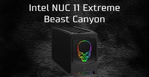 Intel NUC 11 Extreme chính thức lên kệ với CPU thế hệ 11, card màn hình full-size