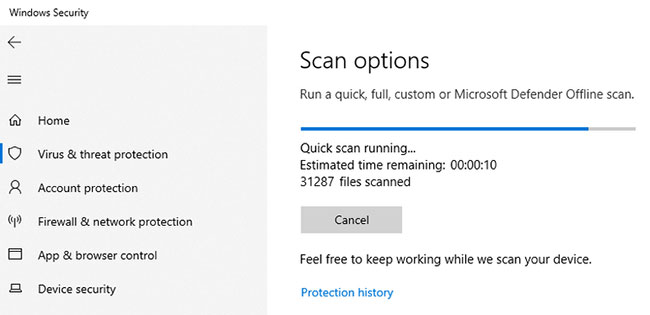 Cấu hình Microsoft Defender