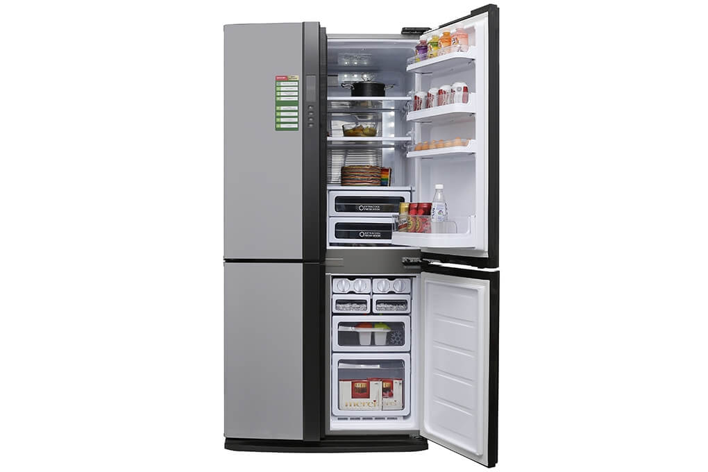 Tủ lạnh side by side 678 lít Sharp SJ-FX680V-ST