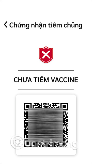 Vaccination certificate 