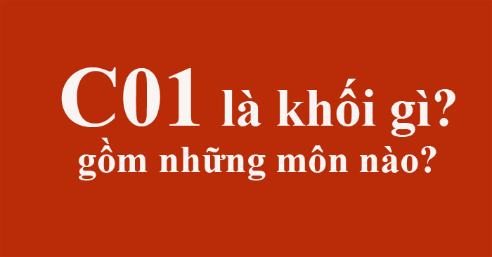 Khối C01