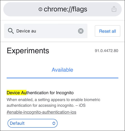 Cách khóa tab ẩn danh bằng Face ID trong Chrome dành cho iPhone
