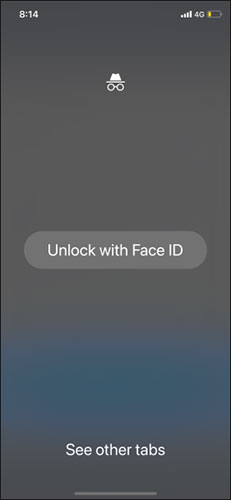 Yêu cầu mở khóa Face ID