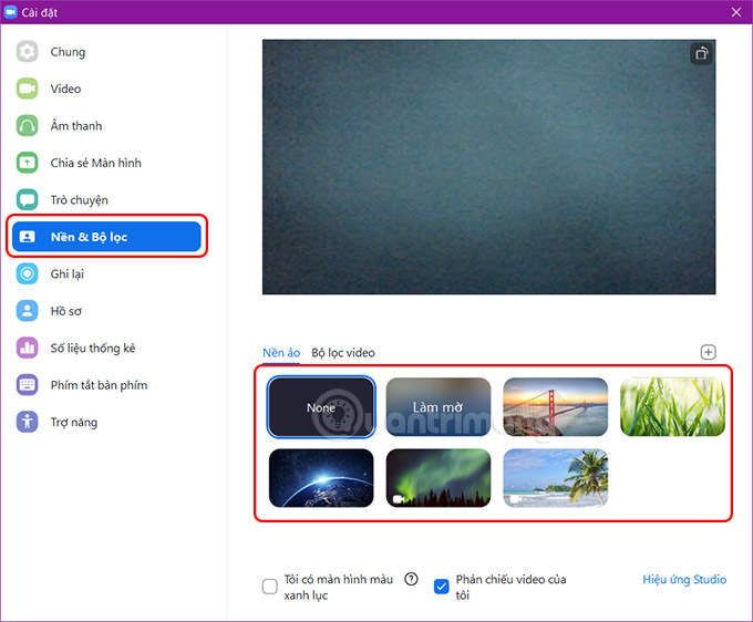Hướng dẫn sử dụng tính năng nền ảo trên Zoom