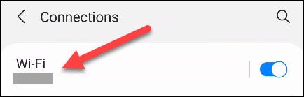 Nhấn vào “Wi-Fi”.