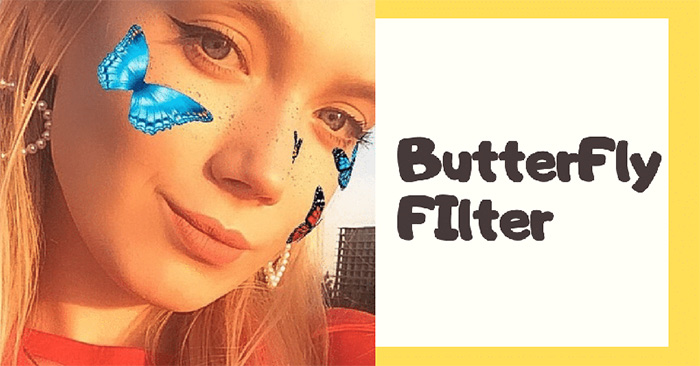 Cách tải filter con bướm xanh trên Instagram
