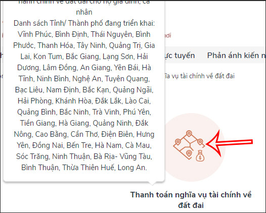 Thanh toán đất đai