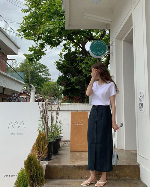 Kết hợp với áo thun