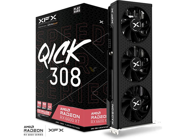 XFX RX 6600 XT Speedster QICK 308 Black