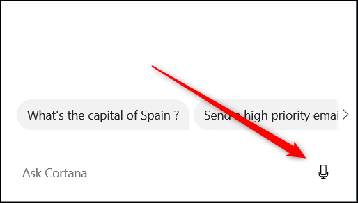 Nhấp vào biểu tượng micro