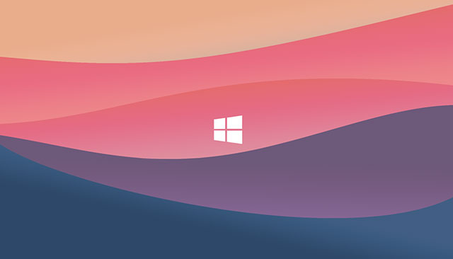 logo windows 10 hình nền