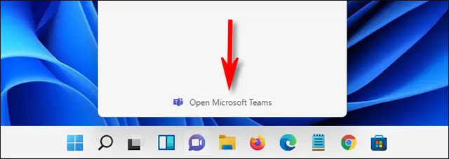   “Open Microsoft Teams” 