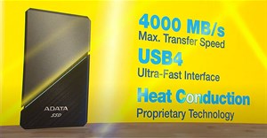 Adata trình làng SE920 USB4 SSD, ổ cứng rời đạt tốc độ lên đến 4000MB/s