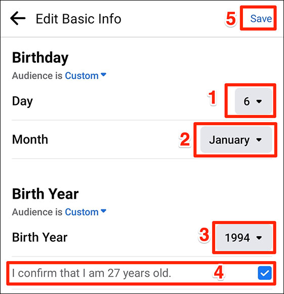 Cách đổi ngày sinh nhật của bạn trên Facebook - Ảnh minh hoạ 11
