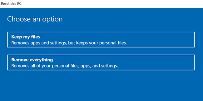 Reset PC