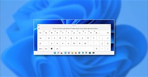 Cách bật bàn phím ảo/bàn phím cảm ứng trên Windows 11
