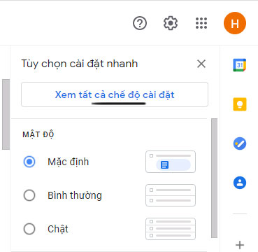 Nhấp vào "Xem tất cả cài đặt”