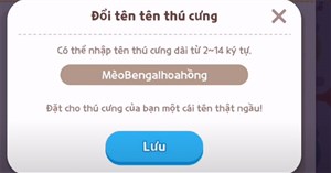 Cách đổi tên pet trong Play Together