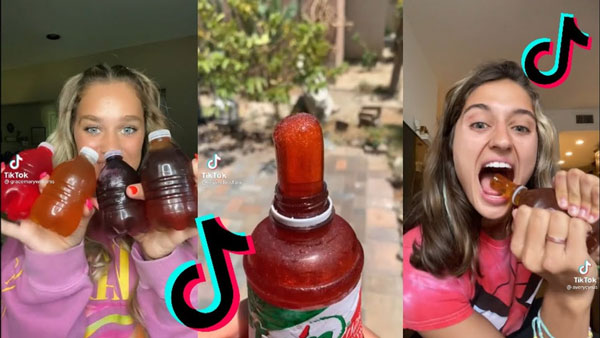 Một số TikToker còn hợp tác với một số công ty bánh kẹo, quảng bá sản phẩm cho họ bằng cách trộn chúng vào món mật ong đông lạnh