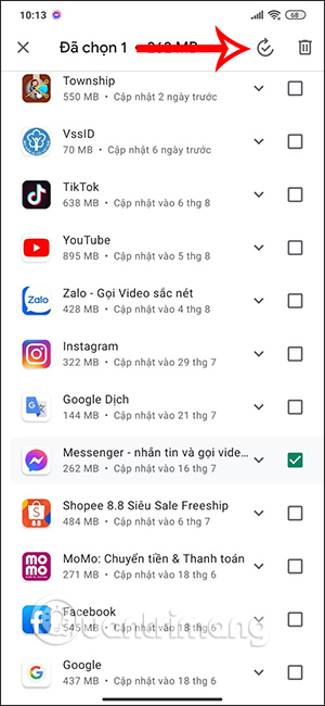 Update many apps 