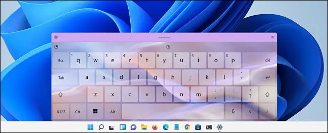 Cách thay chủ đề, màu nền bàn phím ảo Windows 11 